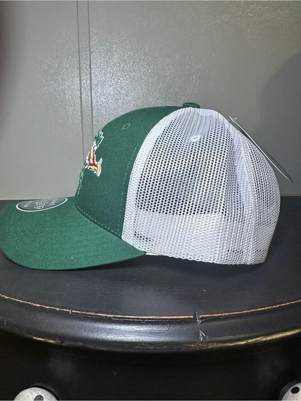 Zephyr UAB Blazer Adjustable Snapback Green White Hat with Dragon Logo